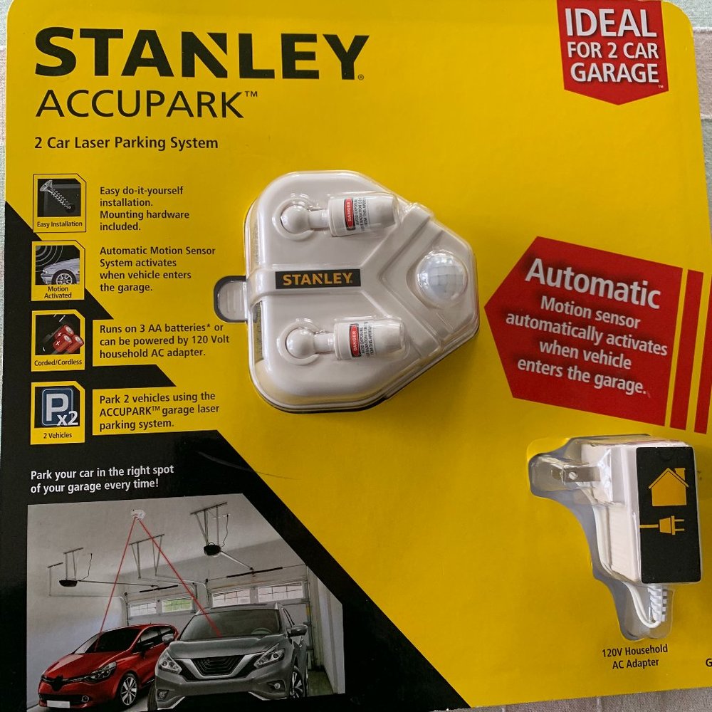 Stanley Accupark Garage Parking 2 Car Laser Parking System